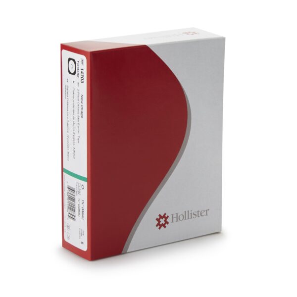 New Image™ Flextend™ Flat Ostomy Barrier with Floating Flange, 44mm, Green, 7/8 Inch Opening - Image 2