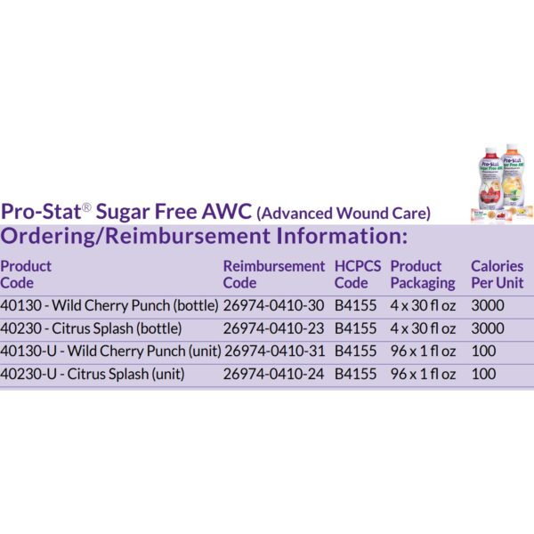 Pro-Stat? AWC Wild Cherry Punch Complete Liquid Protein, 30 oz Bottle - Image 2