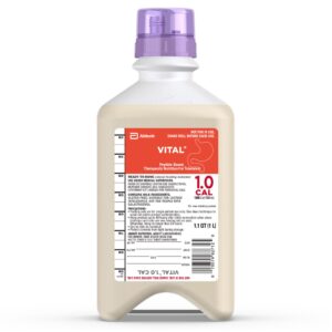 Vital? 1.0 Cal Vanilla Tube Feeding Formula - 33.8 oz Ready to Hang Bottle