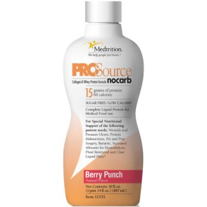 ProSource NoCarb Berry Punch Collagen and Whey Protein Formula * 32 oz Bottle