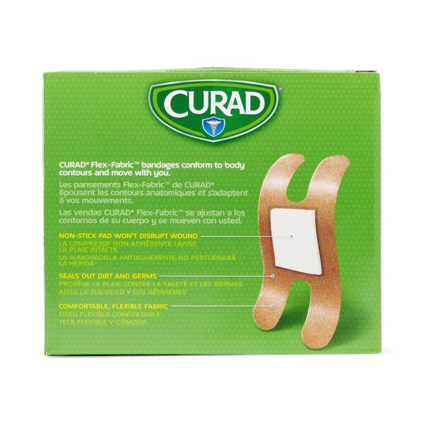 Comfort Cloth? Knuckle Tan Adhesive Bandage 1-1/2 x 3 Inches for Durable Wound Protection - Image 4