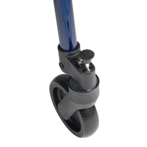 Drive* Clever-Lite Four-Wheel Rollator with 8-Inch Wheels, Blue - Image 2