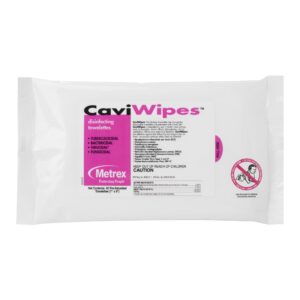 Metrex CaviWipes Surface Disinfectant Alcohol-Based Wipes, 7 x 9 Inches, 45 Count
