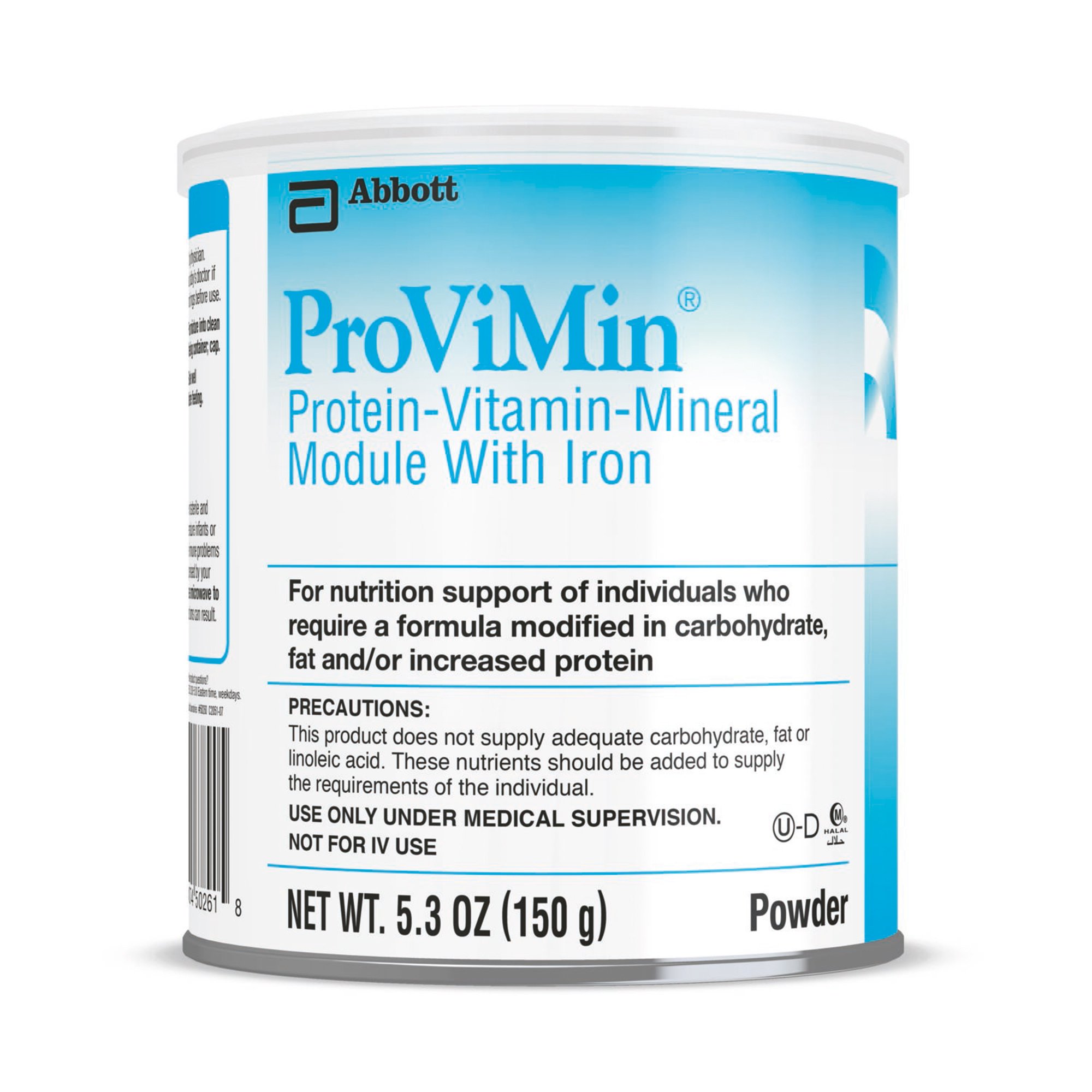 ProViMin? Protein-Vitamin-Mineral Module with Iron - 5.3 oz Can for Adults and Children