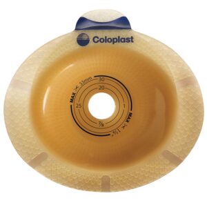 SenSura® Click Convex Light Ostomy Barrier with 28 mm Opening, Red System Match