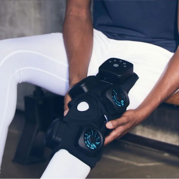 RecoveryTherm Heat and Cold Vibration Knee Therapy Wrap by RecoveryTherm - Part No. TB03250-01 - Image 6