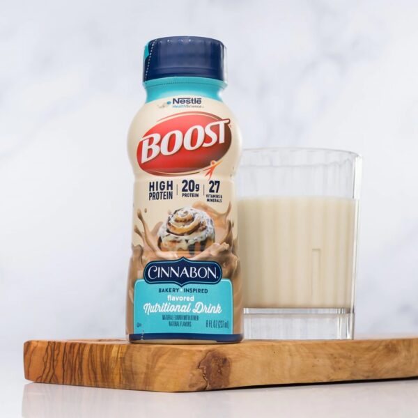 Boost? High Protein Cinnabon Flavor Nutritional Drink - 8 oz Bottle, Pack of 24 - Image 7
