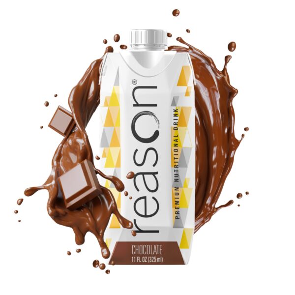 Reason* Chocolate High Calorie Nutritional Drink - 11 oz Adult Oral & Tube Supplement - Image 9