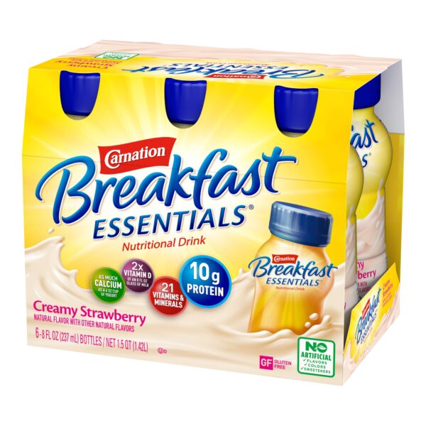 Carnation Breakfast Essentials Strawberry Nutritional Drink - 8 oz Bottle, Made by Carnation - Image 7