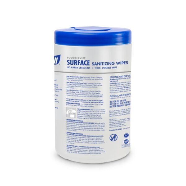 Purell Foodservice Surface Sanitizing Wipes, 7 x 10 Inch, 110 Count Canister - Image 2