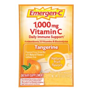 Emergen-C Daily Immune Support Drink Mix - Tangerine Flavor, 30 Packets