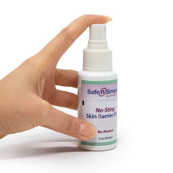 Safe n Simple™ Skin Barrier Film Spray Bottle – No-Sting, 2 oz. Protects Skin for Ostomy Care - Image 2