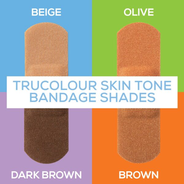 Tru-Colour? Multi-Tone Adhesive Bandages 1 x 3 Inch (120-Pack Case) - Image 5