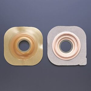 New Image™ FlexWear™ Convex Ostomy Barrier with 7/8-inch Opening, No Tape, Green Code System