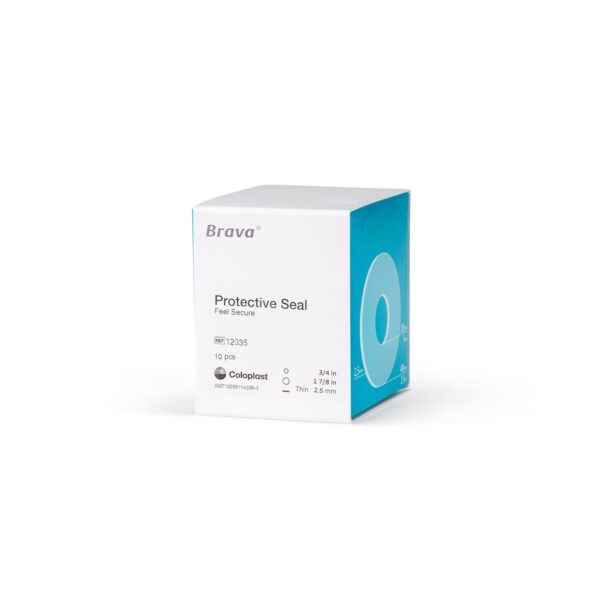 Brava® Skin Barrier Ring with Protective Seal, 3/4 inch – Thin and Flexible Ostomy Accessory - Image 2
