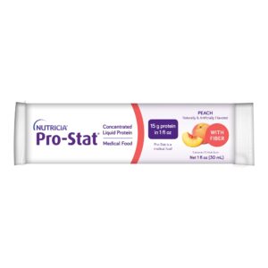 Pro-Stat with Fiber Peach Liquid Oral Supplement * 1 oz. Packets (96 per case)