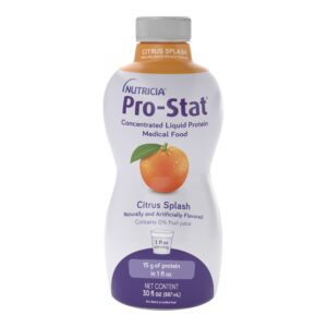 Pro-Stat? Citrus Splash Concentrated Liquid Protein - 30 oz Bottle for Wound Healing and Nutrition Support