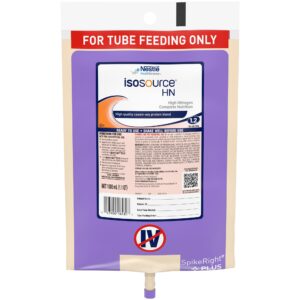 Nestle Isosource HN Tube Feeding Formula, 33.8 oz Ready-to-Hang Bag