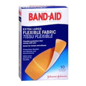 Band-Aid? Flexible Fabric Adhesive Strip 1? x 2 Inch - Sterile, Tan, J&J