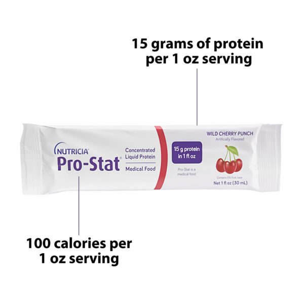Pro-Stat? Wild Cherry Punch Liquid Protein Supplement - Hydrolyzed Collagen for Rapid Absorption - Image 3