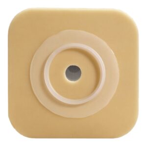 Sur-Fit Natura® Two-Piece Durahesive® Skin Barrier with 32 mm Flange - 4 x 4 Inch, Extended Wear, Square Shape, Tan