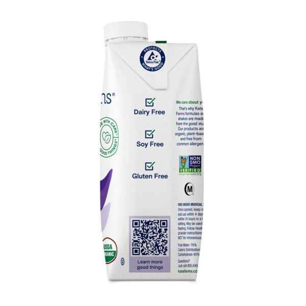 Kate Farms Peptide 1.0 Sole-Source Nutrition Formula - 11 oz Carton - Image 4
