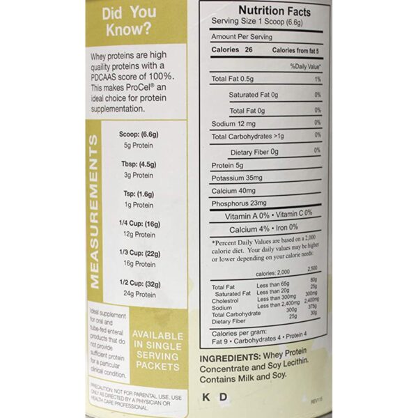 ProCel? Whey Protein Powder * 10 oz Can | High-Quality Protein Supplement for Adults - Image 4