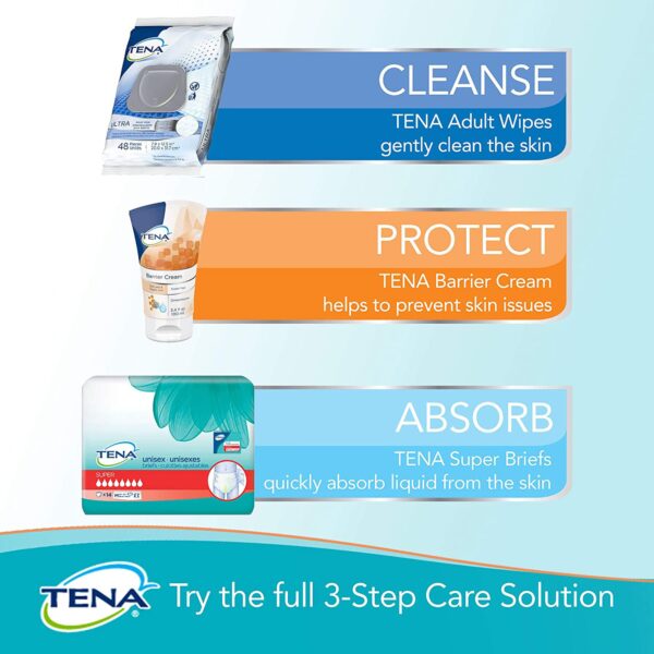 TENA ProSkin UltraFlush Flushable Personal Wipes - Gentle Cleansing Cloths with Aloe, Vitamin E & Chamomile - Image 6