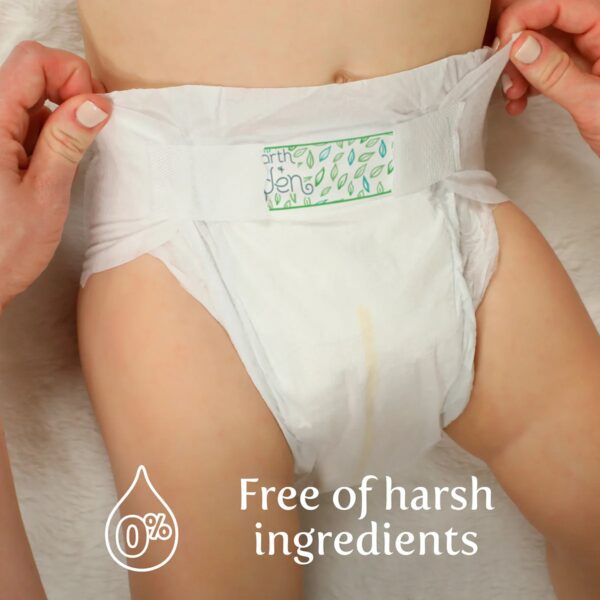 Earth & Eden Sensitive Size 6 Baby Diapers with Heavy Absorbency * 136 Count - Image 4