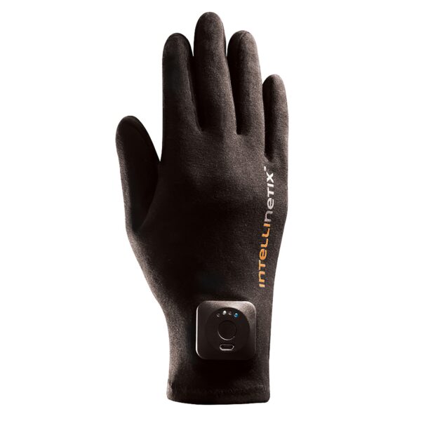 Intellinetix® Arthritis Vibrating Gloves - Small, Black - Vibration Therapy for Pain Relief and Improved Circulation - Image 2