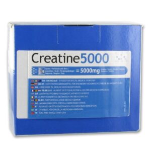 Creatine 5000 Monohydrate Powder by Creatine 5000 * 6 Gram Individual Pack for Optimal Athletic Support