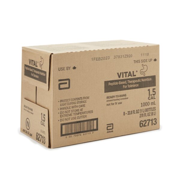 Vital 1.5 Cal Vanilla Peptide-Based Nutrition for Adults * 1 Liter Bottle by Vital? 1.5 Cal (Part No. 62713) - Image 2