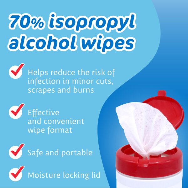 Pharma-C-Wipes® Isopropyl Alcohol Antiseptic First Aid Wipes - Image 6