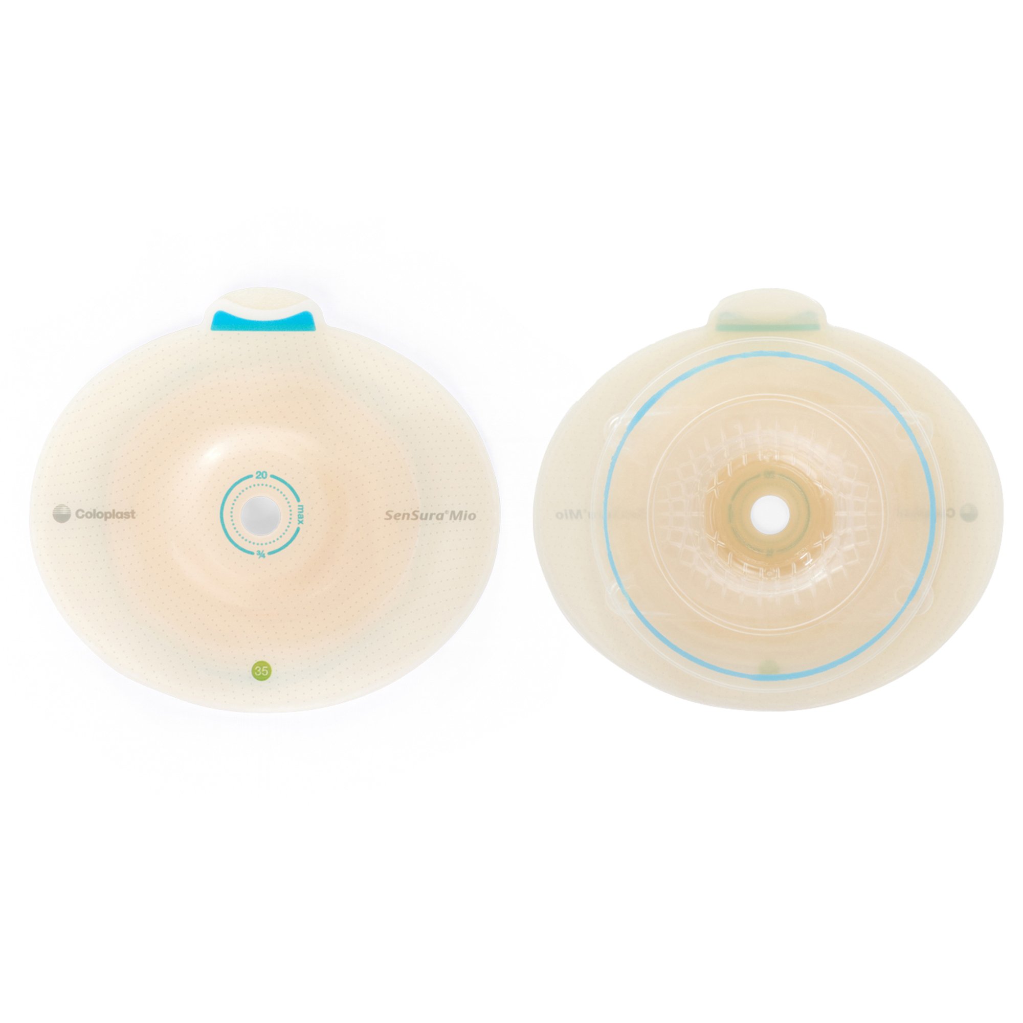 SenSura® Mio Flex Convex Light Ostomy Barrier, Trim to Fit 15–30 mm, Red Match