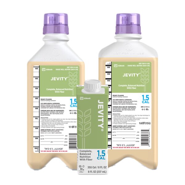 Jevity 1.5 Calorie Tube Feeding Formula with Fiber * 33.8 oz Bottle by Abbott - Image 2