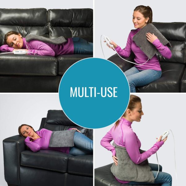 DMI Moist/Dry Heating Pad with Four Heat Settings and 9-Foot Cord - Image 6