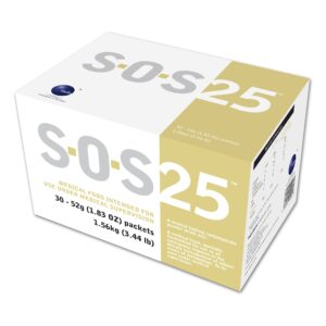 S.O.S. 25 Carbohydrate Oral Supplement Powder - 52g Packets (30 Count)
