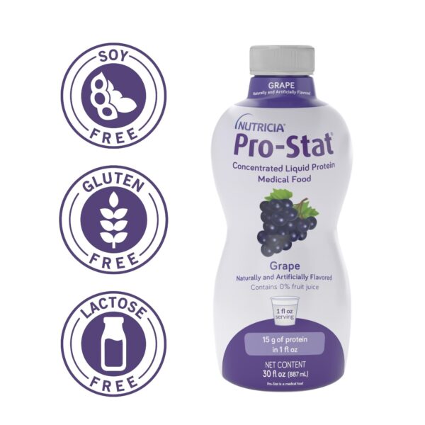 Pro-Stat Grape Complete Liquid Protein Medical Food - 30 oz Bottle - Image 6
