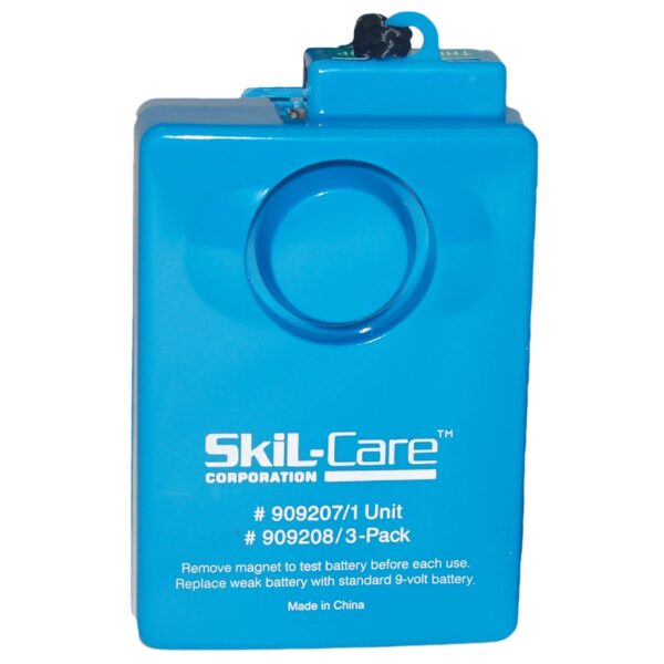 Econo SkiL-Care Alarm System for Chairs - Reliable Magnetic Pull-Switch with Adjustable Cord, Blue - Image 3