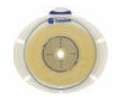 SenSura Flex Xpro Flat Ostomy Barrier Trim to Fit 10-33 mm with Green Color Match by SenSura