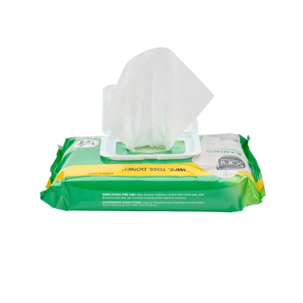 Sani Professional Multi-Surface Disinfectant Wipes – 90 Count, Alcohol-Based Premoistened Wipes for Quick Surface Cleaning - Image 4