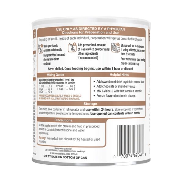 I-Valex?-2 Amino Acid Medical Food Powder * 14.1 oz. Can by McKesson - Image 3