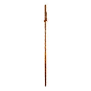 Brazos* Twisted Pine Handcrafted Walking Stick, 55 Inch - Red Sweet Gum with Wood Handle
