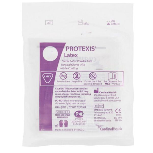 Protexis™ Latex Surgical Gloves Size 8 – Light Brown, Sterile with Polymer Coating - Image 3