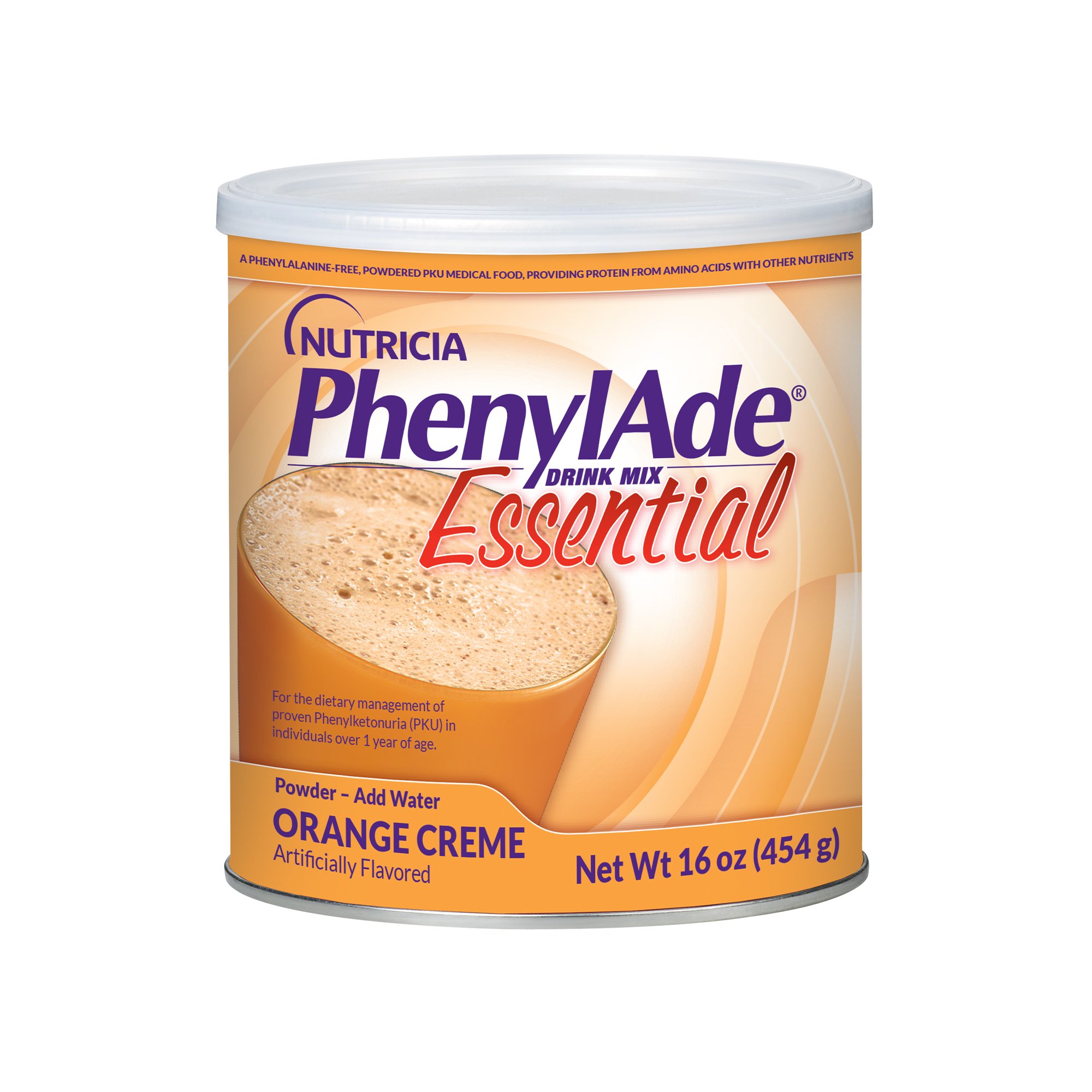 PhenylAde Essential DM Oral Supplement Canister 16 oz. - Supports PKU Management