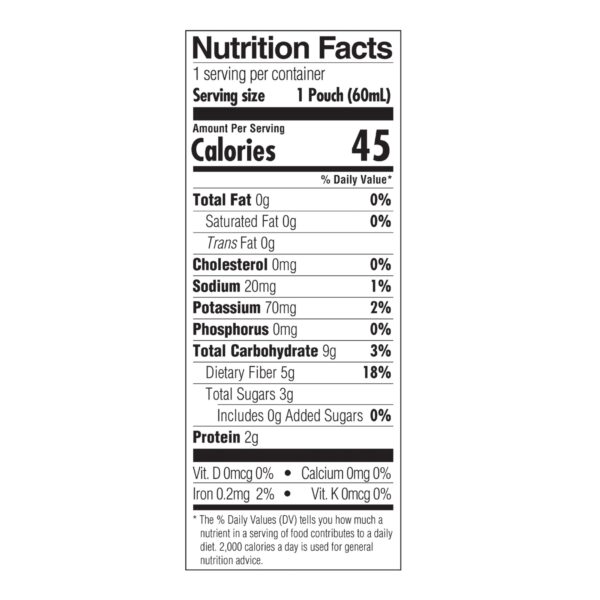 Banatrol TF Fiber Supplement Pouch - 60 mL Tube Feeding Formula by McKesson Part 18801 - Image 3