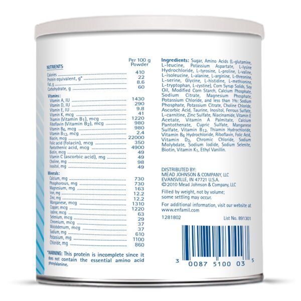 Phenyl-Free? 2 Vanilla Medical Food for PKU, 1 lb. Can by Phenyl-Free - Image 3