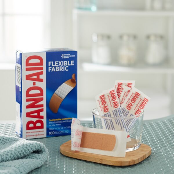 Band-Aid? Flexible Fabric Tan Adhesive Bandage 1 x 3 Inch, Pack of 100 - Image 6