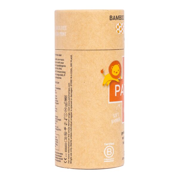 Patch Kids Lion Design Adhesive Bandages * 3/4 x 3 Inch, Eco-Friendly Bamboo Wound Care - Image 5