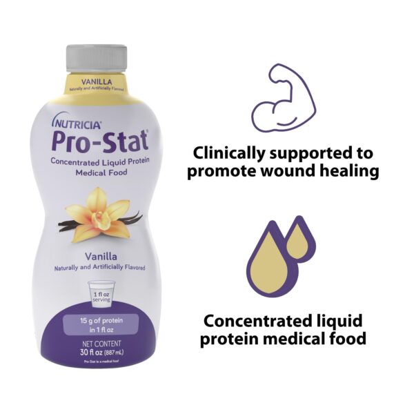Pro-Stat? Vanilla Concentrated Liquid Protein Medical Food - 30 oz Bottle - Image 2